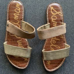 Gala Sandal, Sam Edelman, tan/gold/beige, 7.5, used